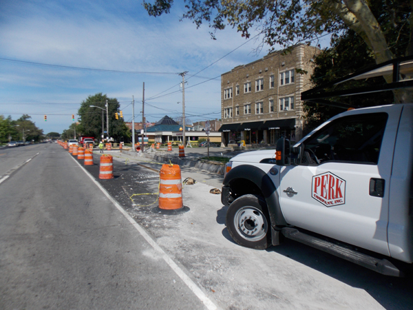 Perk Company, Inc. - Cliftone Blvd site work